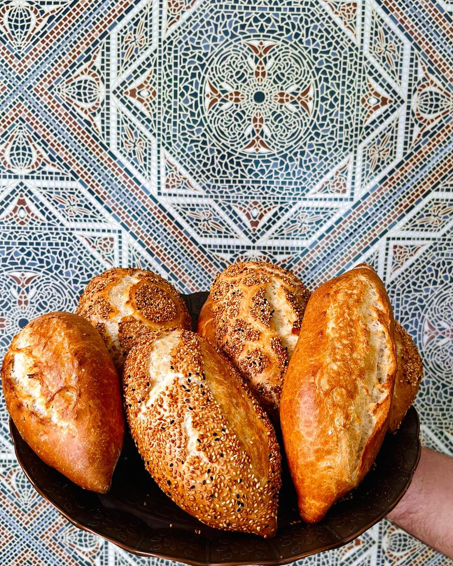 Poğaça und Gebäck bei Akin